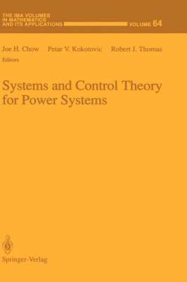 Systems and Control Theory For Power Systems 1