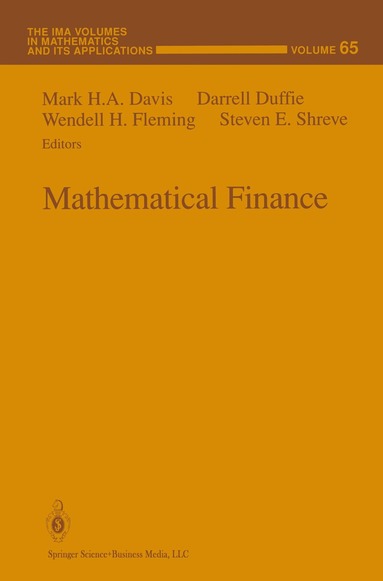 bokomslag Mathematical Finance