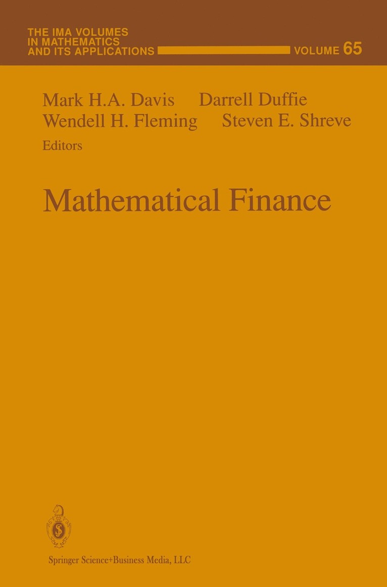 Mathematical Finance 1