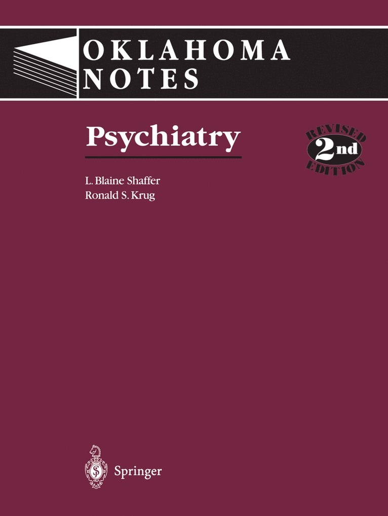 Lawrence B. Shaffer, Ronald S. Krug - Psychiatry, Häftad