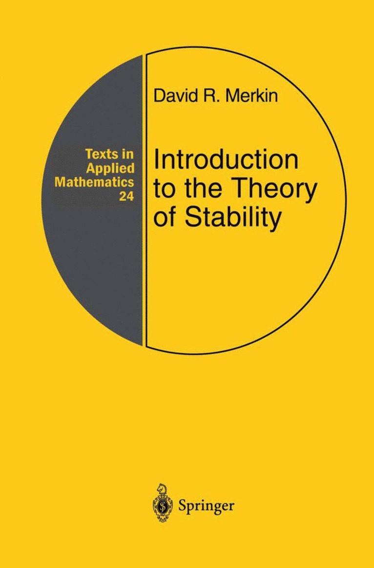 David R. Merkin, F.F. Afagh, A.L. Smirnov, F. F. Afagh - Introduction to the Theory of Stability, Inbunden