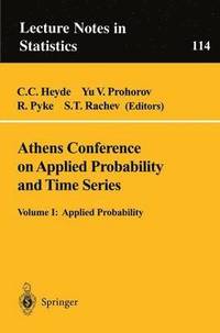 bokomslag Athens Conference on Applied Probability and Time Series Analysis