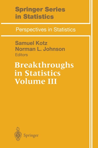 Samuel Kotz, Norman L. Johnson - Breakthroughs in Statistics, Häftad
