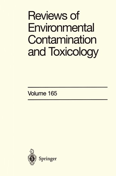 bokomslag Reviews of Environmental Contamination and Toxicology