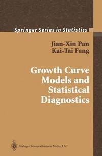 bokomslag Growth Curve Models and Statistical Diagnostics
