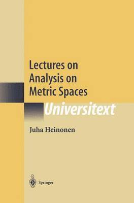 Lectures on Analysis on Metric Spaces 1
