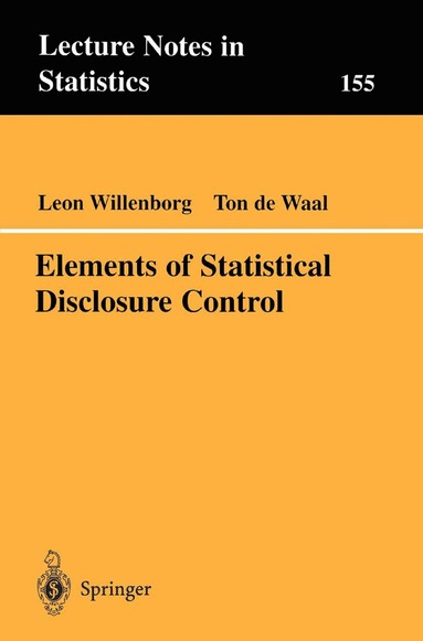bokomslag Elements of Statistical Disclosure Control