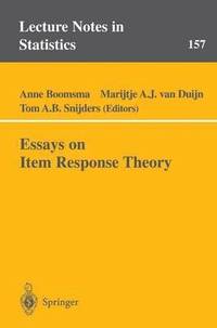 bokomslag Essays on Item Response Theory