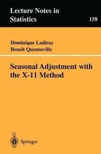 bokomslag Seasonal Adjustment with the X-11 Method
