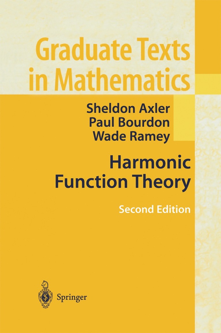 Harmonic Function Theory 1