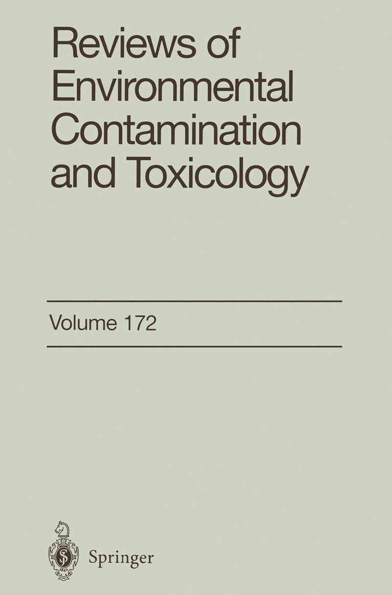 Reviews of Environmental Contamination and Toxicology 1