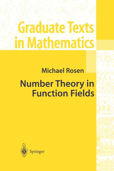 bokomslag Number Theory in Function Fields