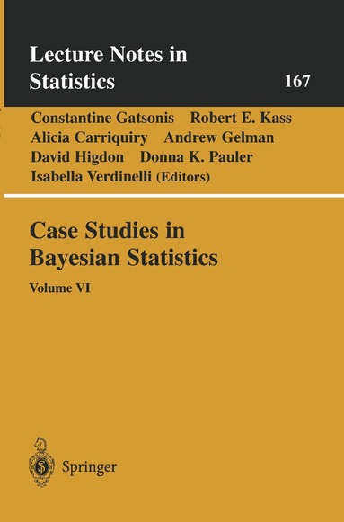 Constantine Gatsonis, Robert E. Kass, Alicia Carriquiry, Andrew Gelman, David Higdon, Donna K. Pauler, Isabella Verdinelli - Case Studies in Bayesian Statistics, Häftad