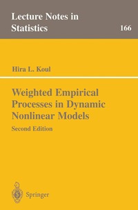 bokomslag Weighted Empirical Processes in Dynamic Nonlinear Models