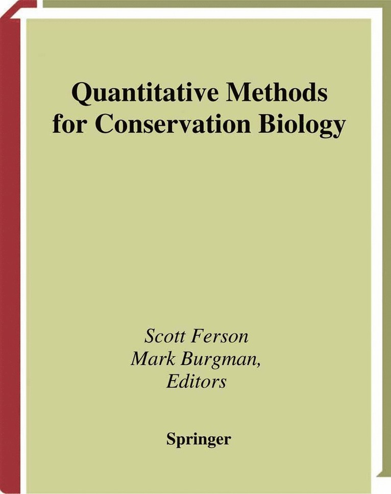 Quantitative Methods for Conservation Biology 1