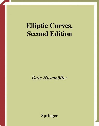 bokomslag Elliptic Curves