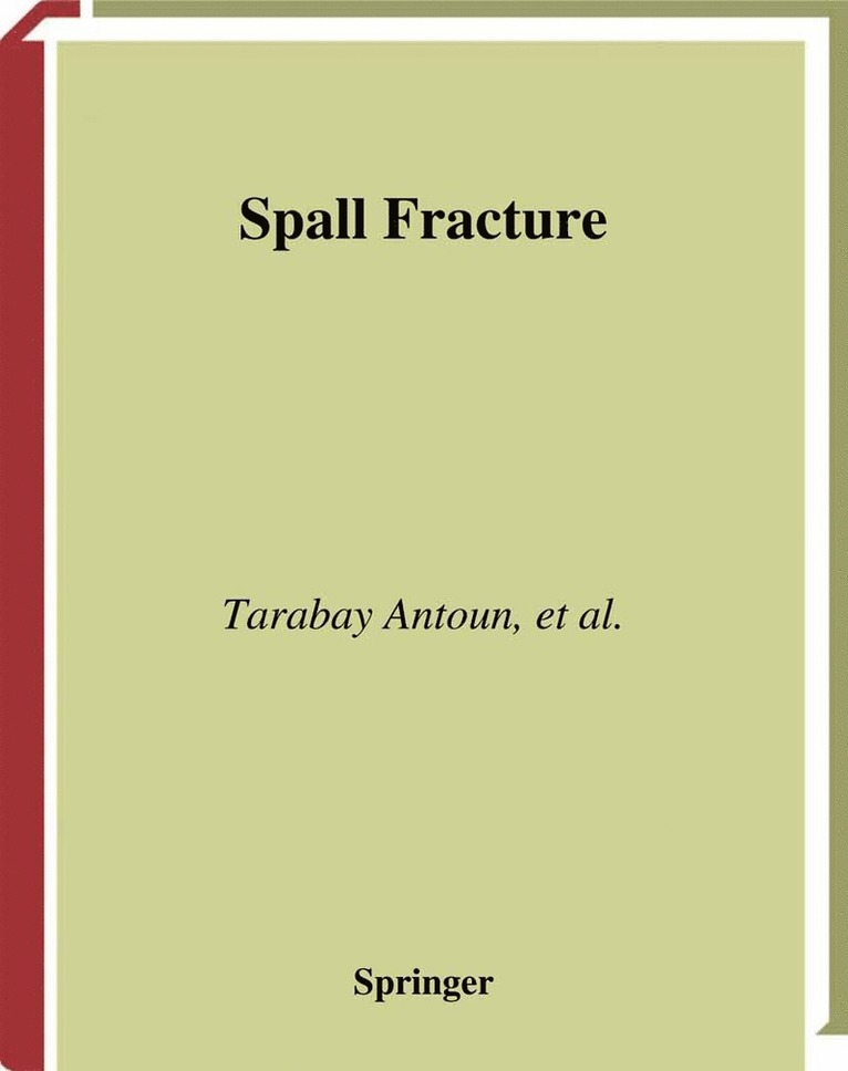 Tarabay Antoun, Lynn Seaman, Donald R Curran, Gennady I. Kanel, Sergey V. Razorenov, Alexander V. Utkin - Spall Fracture, Inbunden