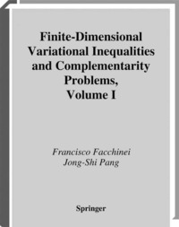 bokomslag Finite-Dimensional Variational Inequalities and Complementarity Problems