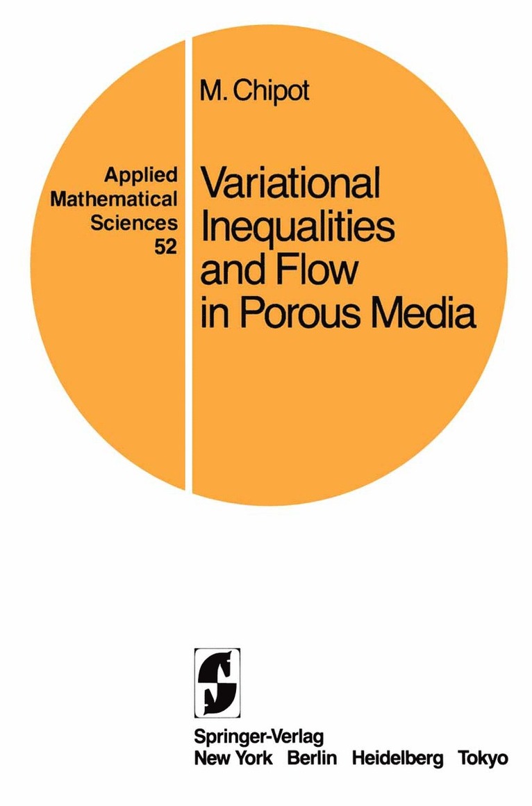 Variational Inequalities and Flow in Porous Media 1