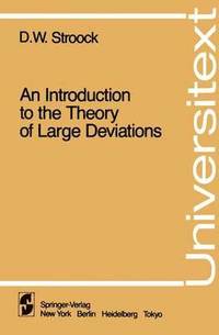 bokomslag An Introduction to the Theory of Large Deviations