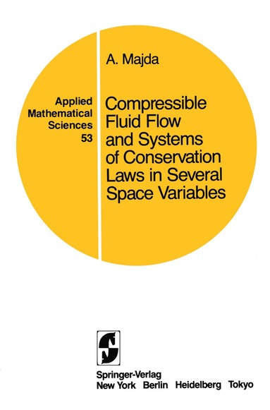 bokomslag Compressible Fluid Flow and Systems of Conservation Laws in Several Space Variables