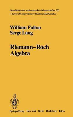 Riemann-Roch Algebra 1