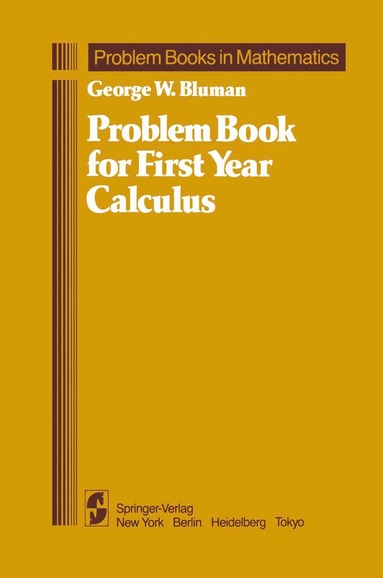 bokomslag Problem Book for First Year Calculus