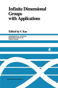 bokomslag Infinite Dimensional Groups with Applications