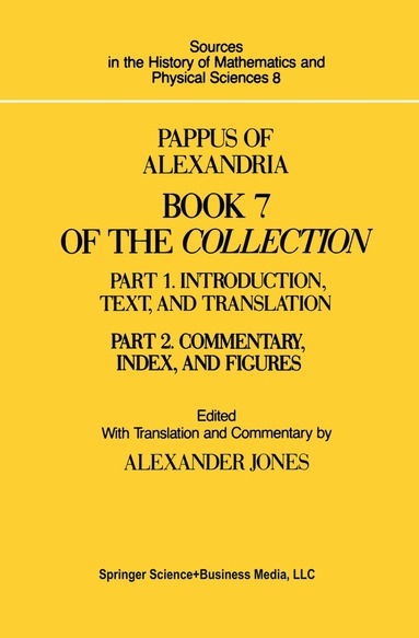 bokomslag Pappus of Alexandria Book 7 of the Collection