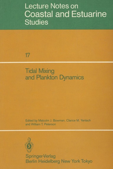 bokomslag Tidal Mixing and Plankton Dynamics