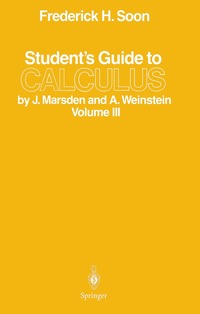 bokomslag Students Guide to Calculus by J. Marsden and A. Weinstein