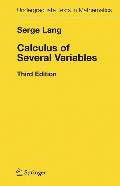 Serge Lang - Calculus of Several Variables, Inbunden