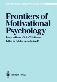 bokomslag Frontiers of Motivational Psychology