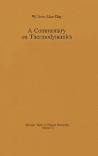 bokomslag A Commentary on Thermodynamics