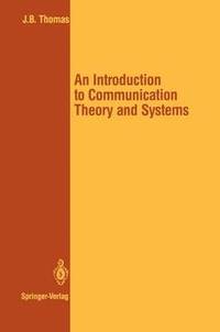 bokomslag An Introduction to Communication Theory and Systems