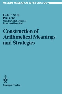 bokomslag Construction of Arithmetical Meanings and Strategies