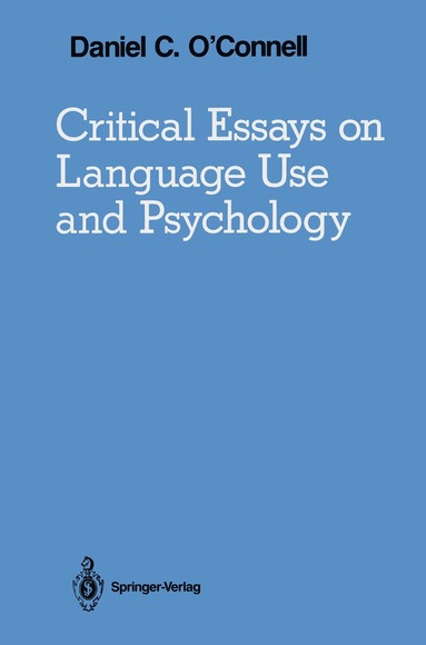 Critical Essays on Language Use and Psychology, Häftad