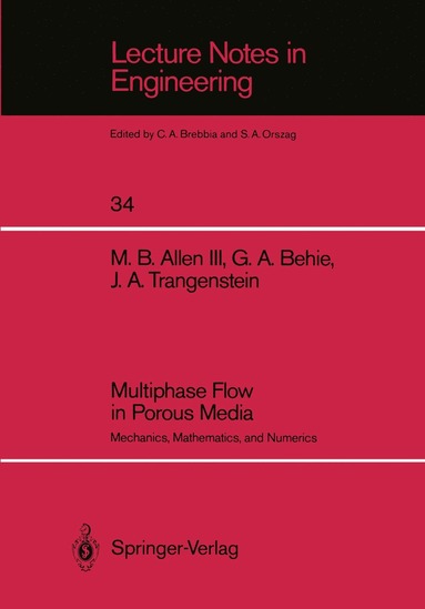 bokomslag Multiphase Flow in Porous Media