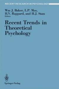 bokomslag Recent Trends in Theoretical Psychology