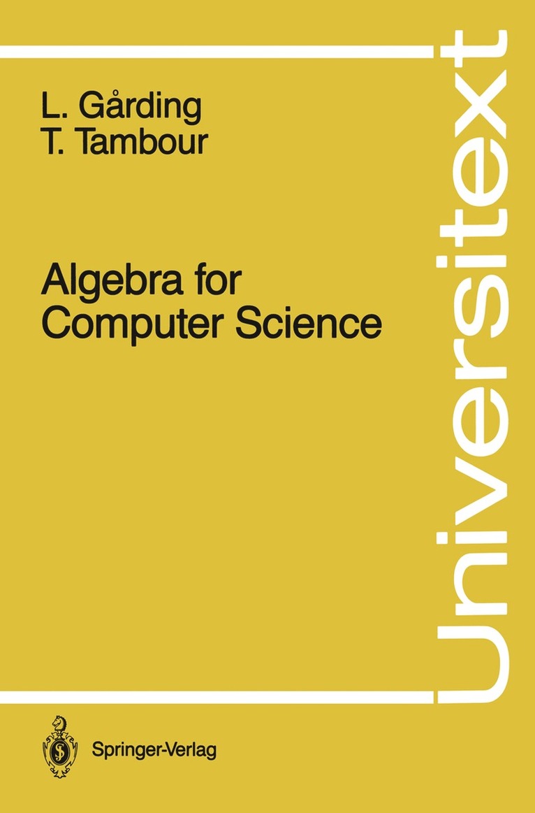 Algebra for Computer Science 1