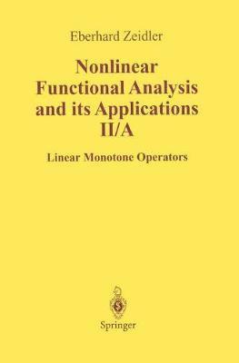 E. Zeidler, Leo F. Boron - Nonlinear Functional Analysis and Its Applications, Inbunden