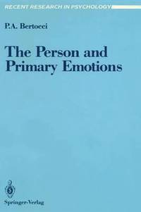 bokomslag The Person and Primary Emotions