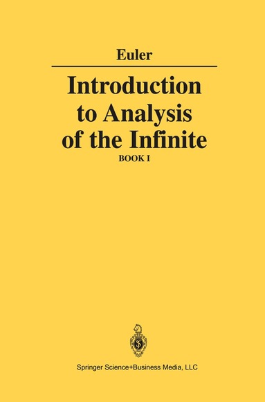 Leonhard Euler - Introduction to Analysis of the Infinite, Inbunden