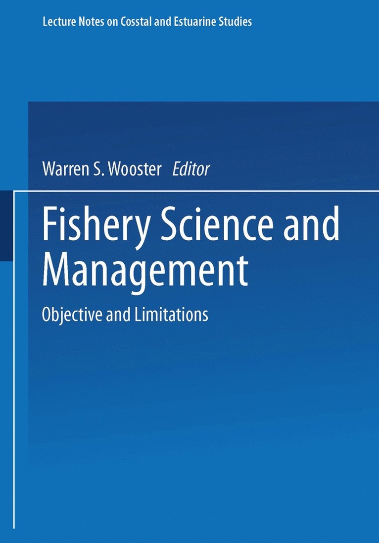 Fishery Science and Management 1