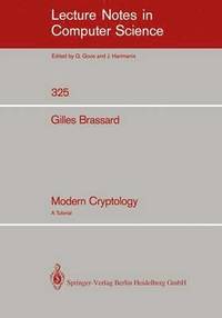 bokomslag Modern Cryptology