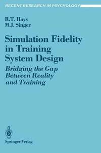 bokomslag Simulation Fidelity in Training System Design