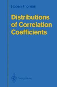 bokomslag Distributions of Correlation Coefficients