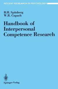 bokomslag Handbook of Interpersonal Competence Research