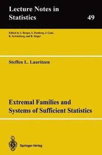 bokomslag Extremal Families and Systems of Sufficient Statistics