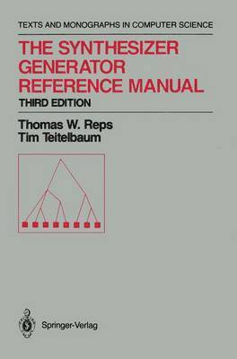 Thomas W. Reps, Tim Teitelbaum, Thomas Reps - Synthesizer Generator Reference Manual, Häftad